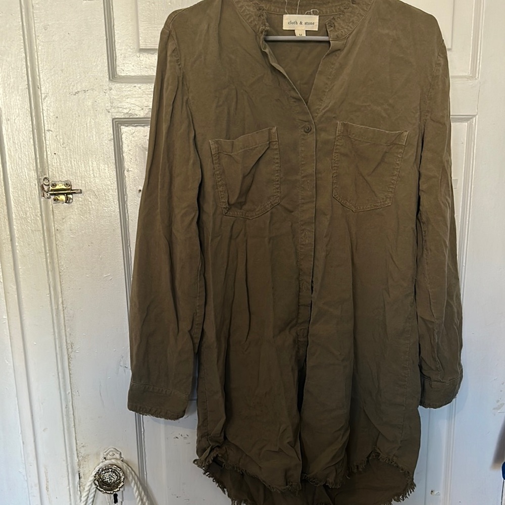 T—Cloth & Stone Olive Jacket - Picture 1 of 13